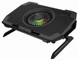 GENESIS Oxid 850 laptop cooling pad 43.9 cm (17.3") 2500 RPM Black