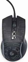 Souris Gembird MUSG-RGB-01 pour droitier, USB Type-A, 3 600 DPI