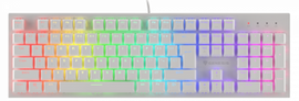 Tastatura Genesis Thor 303 B alb "NKG-1861" (timbru verde 0.8 lei)