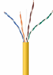 Gembird UPC-5004E-SOL-Y networking cable Yellow 305 m Cat5e U/UTP (UTP)