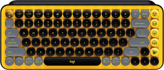 LOGITECH POP Keys Bluetooth Mechanical Keyboard - BLAST YELLOW - RUS