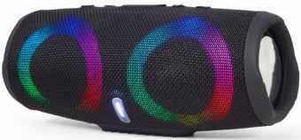 Gembird SPK-BT-LED-02 portable/party speaker Mono portable speaker Black 10 W