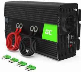 Green Cell INV18 power adapter/inverter Auto 1000 W Black