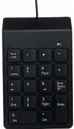 GEMBIRD KPD-U-03 USB numeric keypad, black