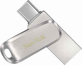 SanDisk Ultra Dual Drive Luxe USB flash drive 1000 GB USB Type-A / USB Type-C 3.2 Gen 1 (3.1 Gen 1) Stainless steel