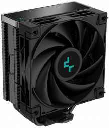 DeepCool AK400 Zero Dark, CPU Air Cooler, 1x120mm PWM Fan, TDP 220W, 4 Heatpipes, LGA1851/1700/1200/115x, AMD AM5/AM4, 127x97x155 mm(LxWxH), R-AK400-BKNNMN-G-2, 3Y