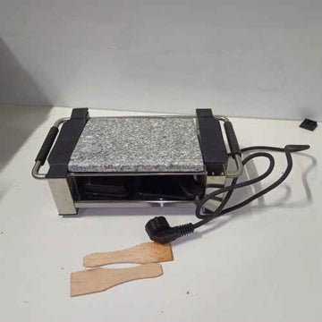 Retour client Ecost Appareil à raclette LIVOO DOC261 pour 4 personnes, acier inoxydable, gris