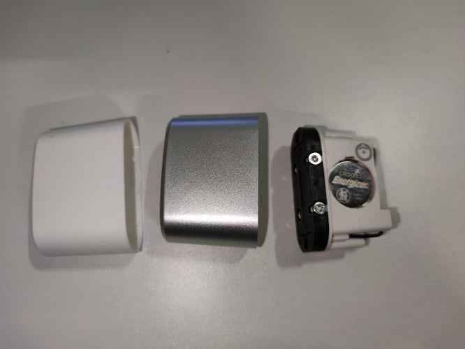 Ecost customer return Homematic IP Smart Home Door Lock Sensor 3V White + Silver Cover Included 1554