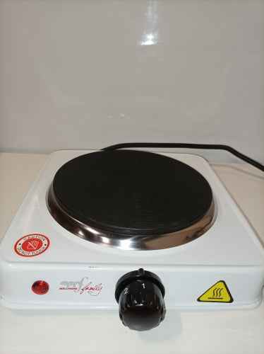 Retour client Ecost, cuisinière électrique, plaque électrique en fonte COOK1 Melchioni Family 15,5 cm, Adju