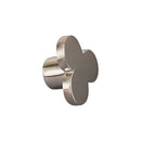 Bouton de meuble TREFLE, Finition zamak nickel mat