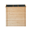 Abri de jardin en bois ep19mm surface utile 318m² 200x200x213cm int009/ineksa