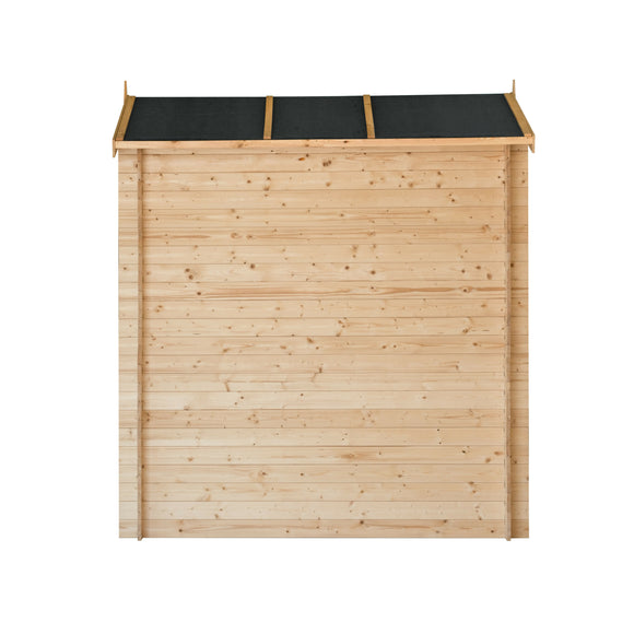 Abri de jardin en bois ep19mm surface utile 318m² 200x200x213cm int009/ineksa