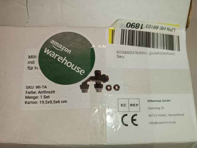 Ecost customer return WITENNOCK Multiblock Set for Radiators, Centre Connection, Fitting, Hub Dista
