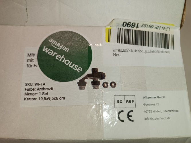 Ecost customer return WITENNOCK Multiblock Set for Radiators, Centre Connection, Fitting, Hub Dista