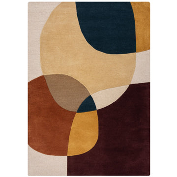 Tapis de salon moderne pure laine GLEE