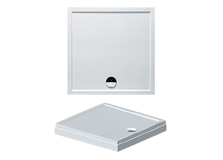 Receveur de douche acrylique rectangulaire avec tablier RIHO DAVOS 243 130x80x4,5 cm clicktofournisseur.com