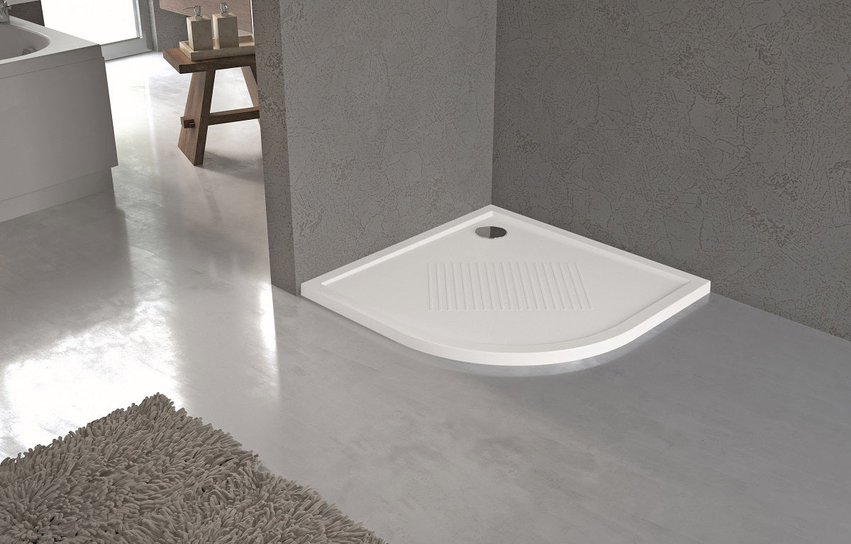 Receveur de douche ¼ de cercle novellini new victory 100x100 cm - Clicktofournisseur.com