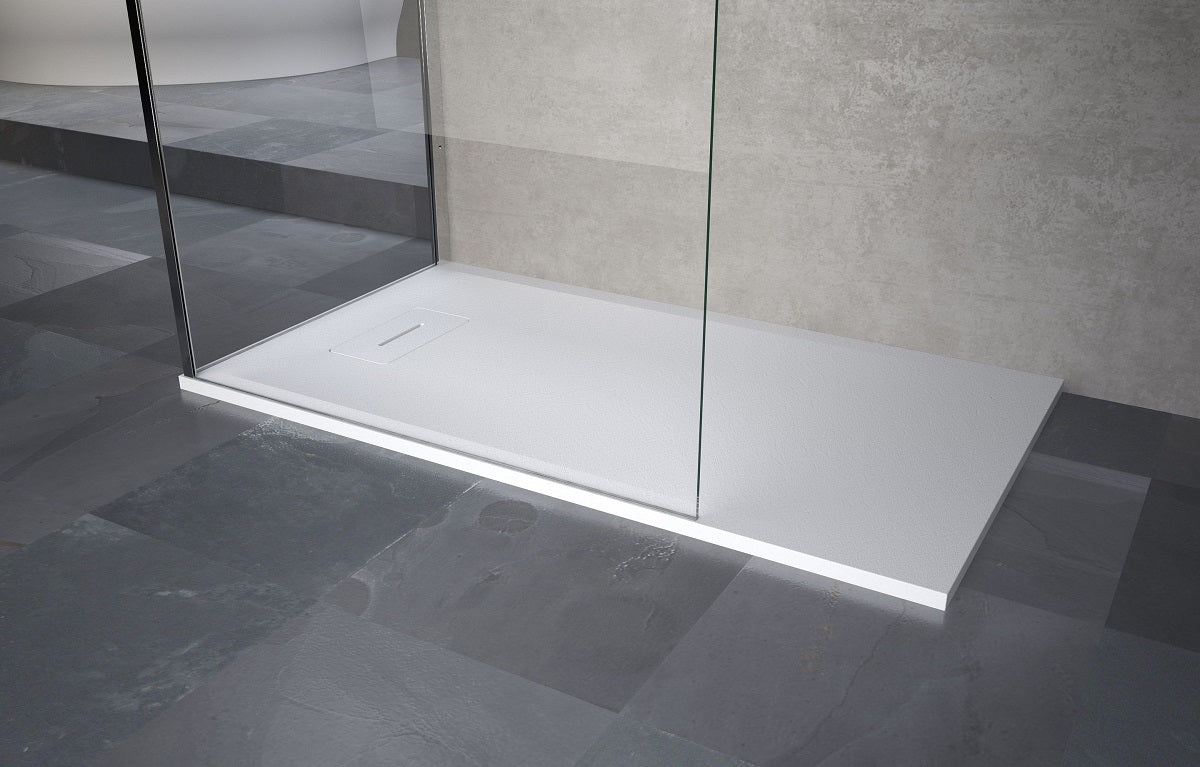 Receveur de douche en résine novellini novosolid 120x70 cm - Clicktofournisseur.com