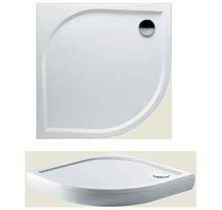 Receveur de douche quadrant en marbre riho kolping db10 80x80x3 cm - Clicktofournisseur.com