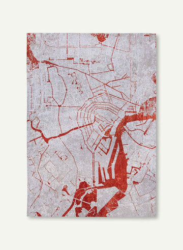 Tapis de salon moderne tissé plat CITY