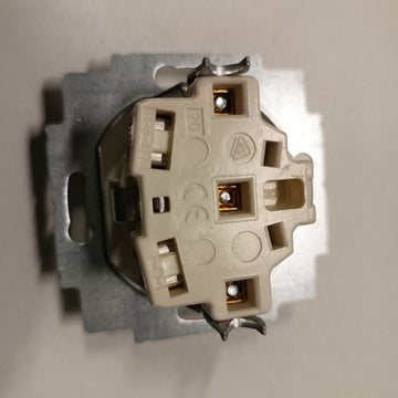 Ecost customer return EBROM Complete Set LED Dimmer/Rotary Dimmer + Busch Jäger Balance Si Alpine Wh