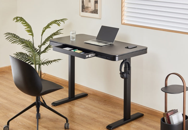 Table réglable en hauteur Up Up Balder II noire