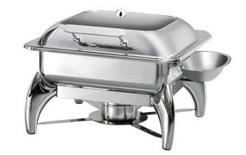 Chafing dish GN2/3 à hublot - clicktofournisseur.com