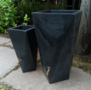 Prestige water  berlin granit noir  100l  récupérateur d'eau de pluie