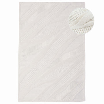 Tapis de salon, chambre et couloir en laine FINY