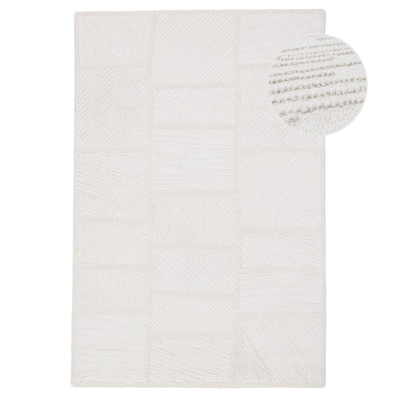 Tapis de salon, chambre et couloir en laine BLOKY