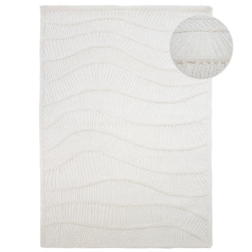 Tapis de salon, chambre et couloir en laine SWELLY