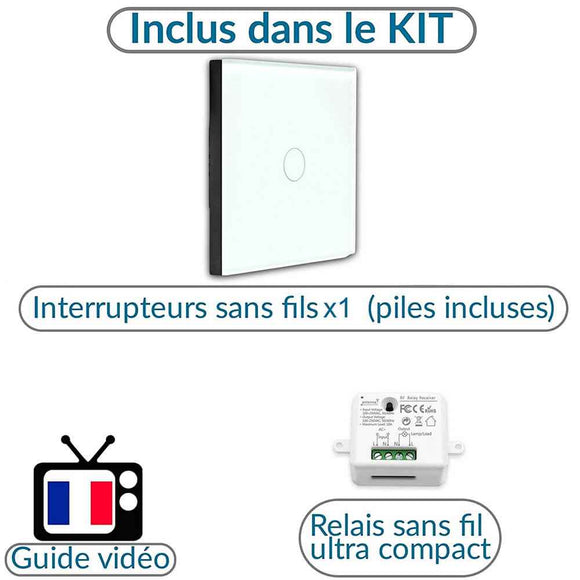 Kit interrupteur sans fil tactile - SENSITIVE 11