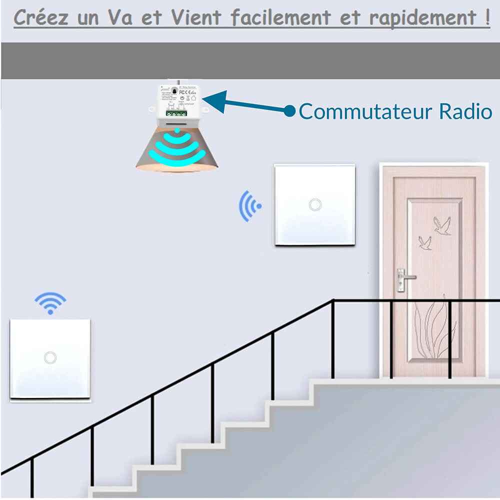 Kit interrupteur sans fil tactile - SENSITIVE 22