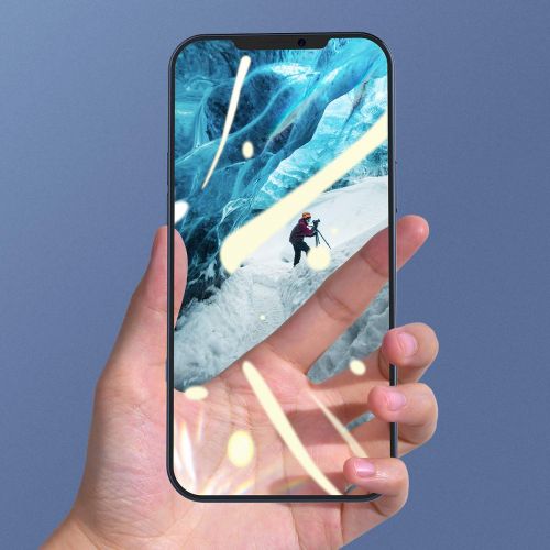 Baseus iPhone 12 mini 0,25 mm Plein écran Verre trempé (2 pièces) Noir (SGAPIPH54N-KC01)