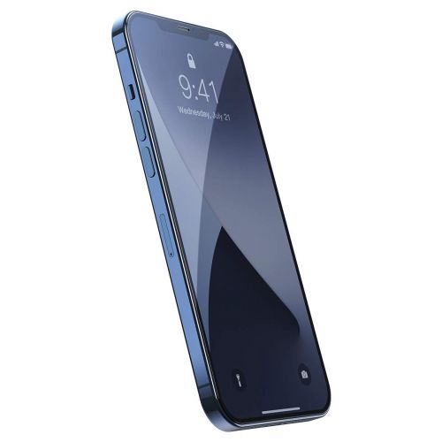 Baseus iphone 12 mini 025 mm plein écran verre trempé 2 pièces noir sgapiph54n-kc01