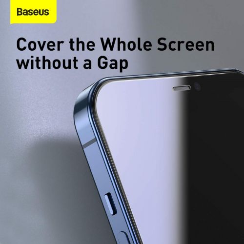 Baseus iPhone 12 Pro Max 0,3 mm Verre trempé intégral (2 pièces) Blanc (SGAPIPH67N-LS02)