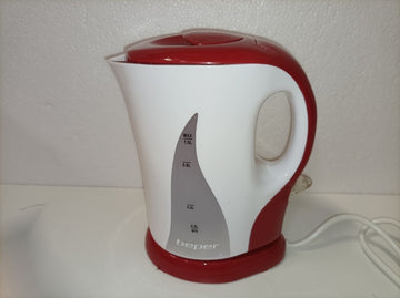 Ecost Customer Return, BEPER BB.050 Electric Kettle 1 Litre Capacity with Scale Display, Automatic S