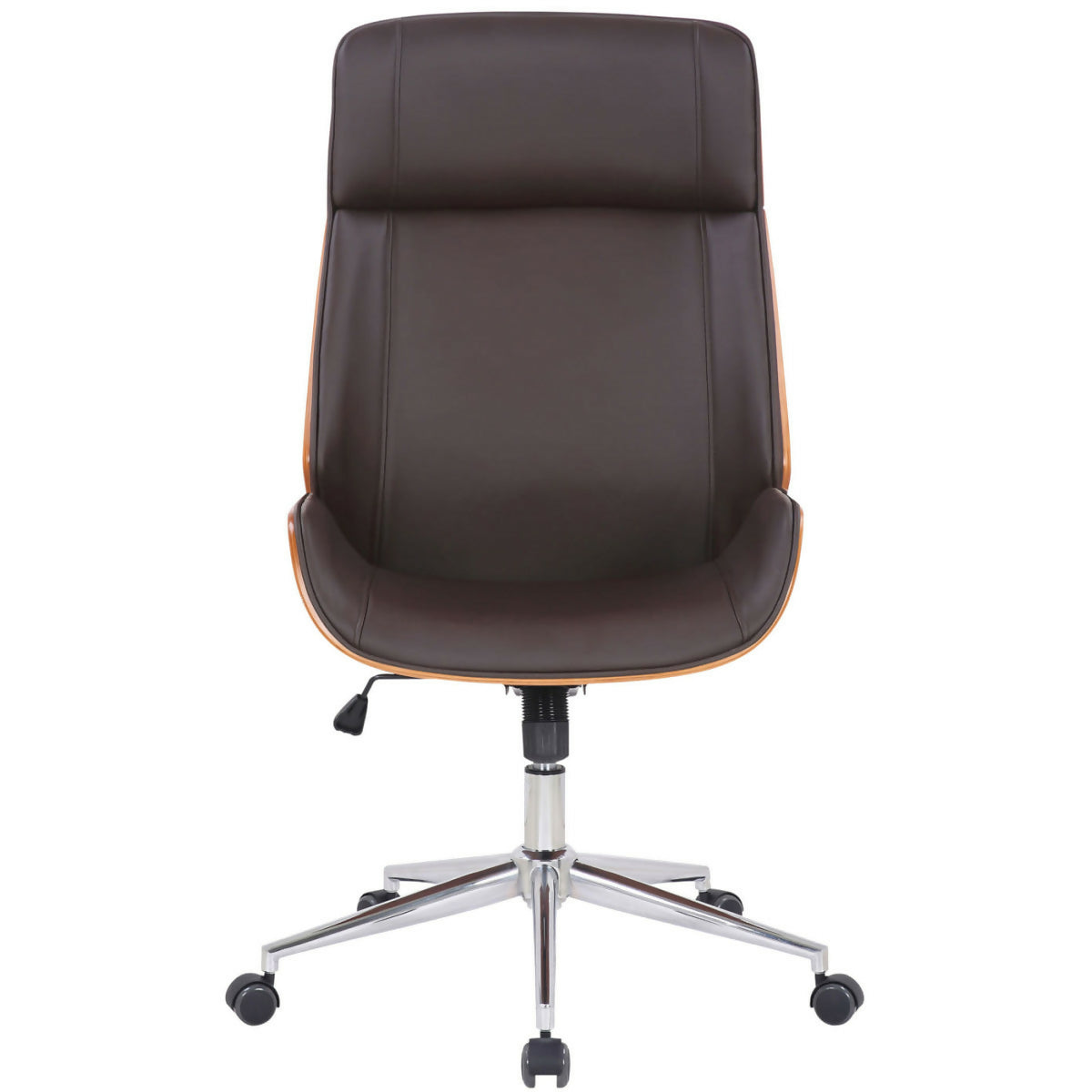 Varel office armchair - Walnut - brown - 0