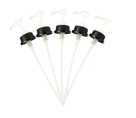 SORIFA - Lot de 5 – Pompe doseuse pour bidons de marque 5L SORIFA - Pour gels et savons liquides. clicktofournisseur.com