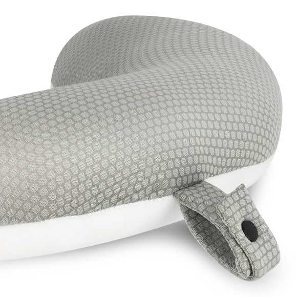 Oreiller de voyage avec support pour téléphone spokey serpente