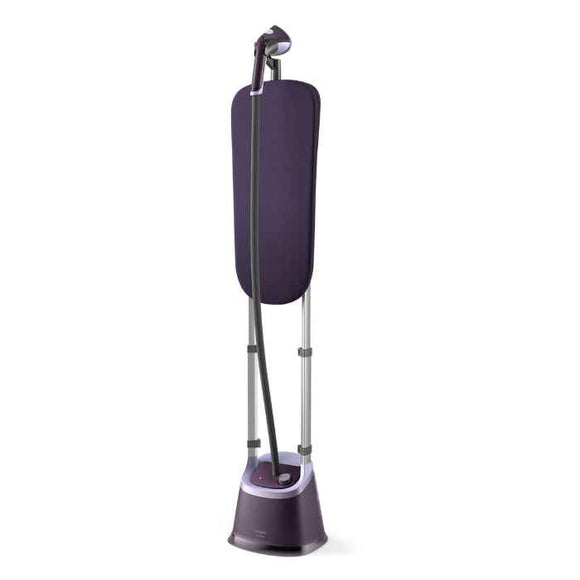 PHILIPS Tvaika gludeklis ar statīvu un iebūvētu StyleBoard, 2000W, violets