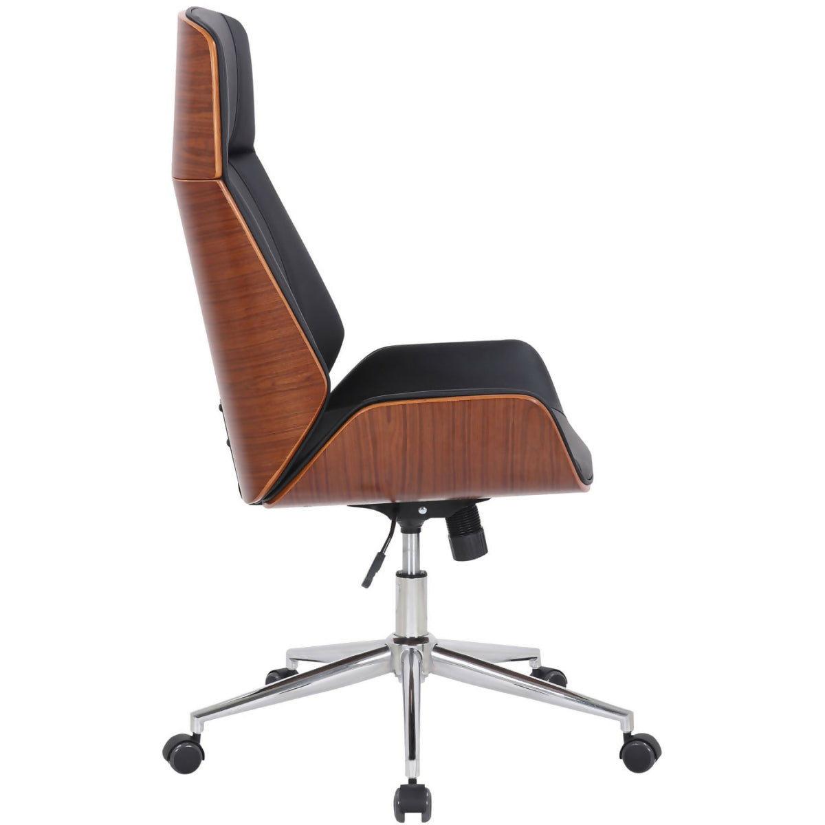 Varel office armchair - Walnut - Black