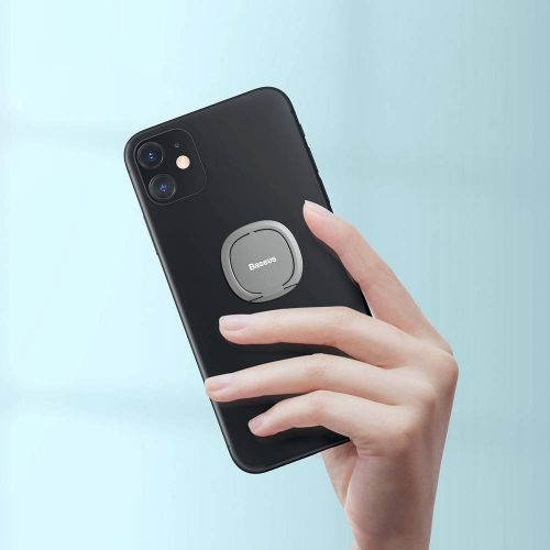 Anneau de support de téléphone invisible Baseus Tool, argenté (SUYB-0S)