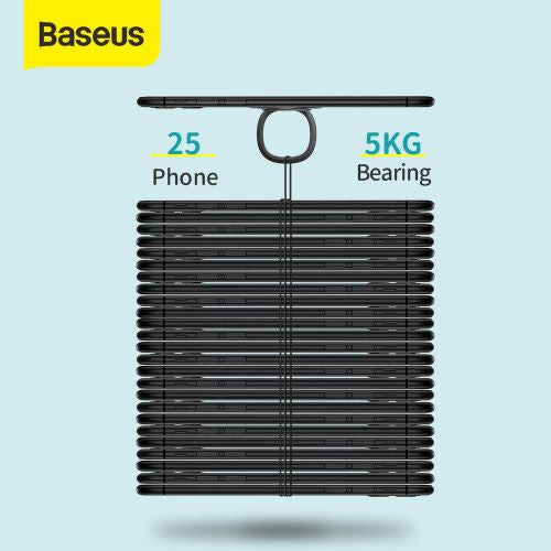 Anneau de support de téléphone invisible Baseus Tool, argenté (SUYB-0S)