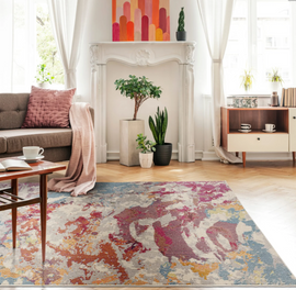 Tapis tissé plat moderne SWASH