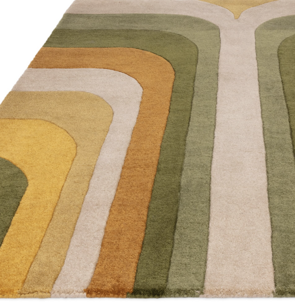 Tapis de salon moderne style rétro TIPPY