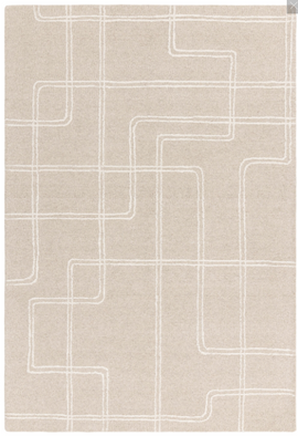 Tapis de salon pure laine LINEA