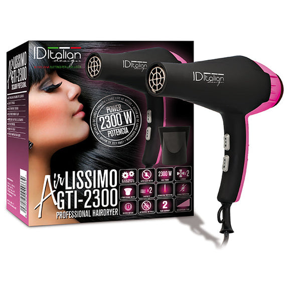 Sèche-cheveux gti 2300 airlissimo rose2300w - Clicktofournisseur.com