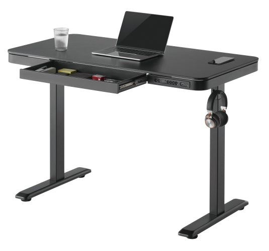 Table réglable en hauteur Up Up Balder II noire