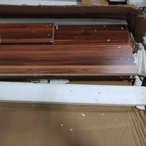 Retour client Ecost Armoire à miroir Schildmeyer, blanc brillant